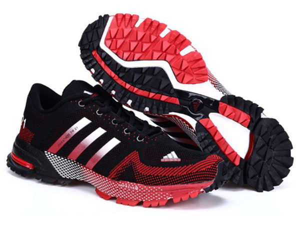Adidas Marathon TR21 черные с красным (39-44)