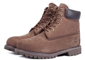 Ботинки Timberland Classic нубук темно-коричневые (без меха) 36-46
