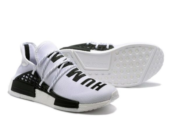 Кроссовки Adidas NMD Human Race белые с черным (40-44)