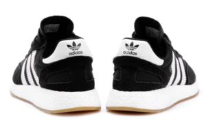 Кроссовки Adidas Iniki Runner черные с белым 40-44
