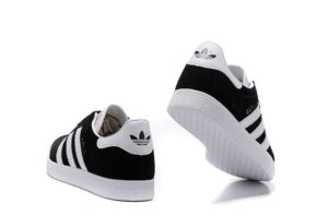 Adidas Gazelle черные с белым (35-44)
