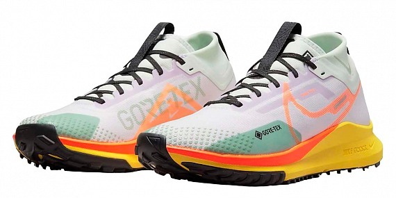 Nike React Pegasus Trail 4 Gore Tex сиреневые с зеленым мужские-женские (40-44)