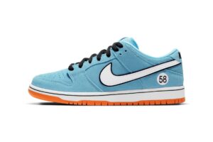 Nike SB Dunk Low Club 58 Gulf голубые нубук мужские (45-48)